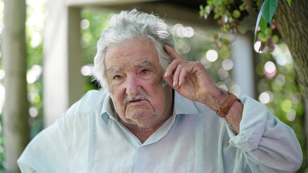 José "Pepe" Mujica en su casa de Rincón del Cerro en Montevideo. Foto: Javier Calvelo / adhocFOTOS