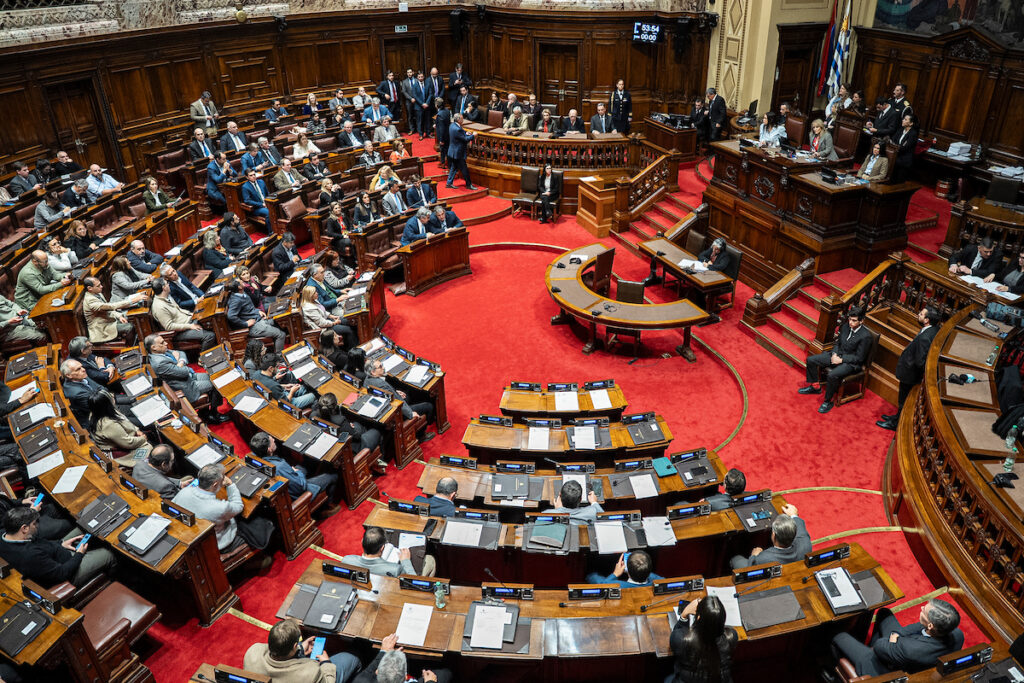 Cámara de Diputados. Foto: Mauricio Zina / adhocFOTOS