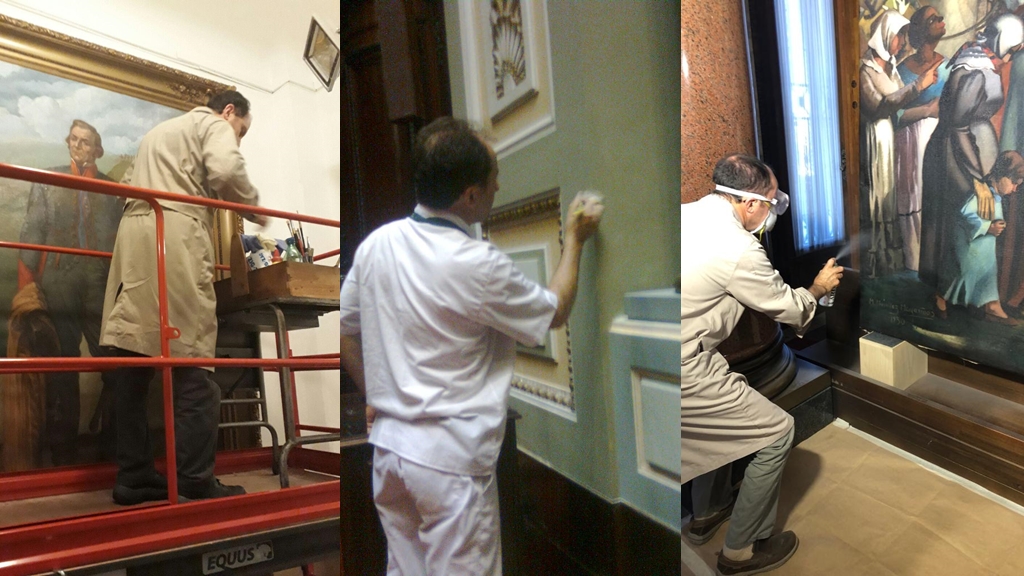 Restauración en el Palacio Legislativo