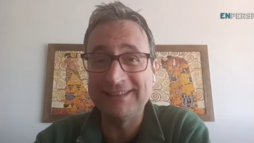Jorge Temponi. Actor y vicepresidente de la Academia de Artes y Ciencias Cinematográficas del Uruguay.