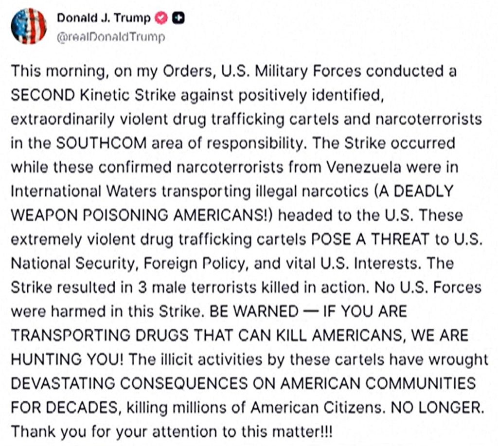 Donald Trump en Truth Social