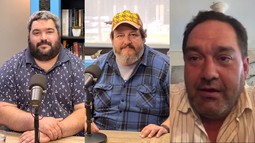 Felipe Dios, Pablo Criado y Juan Carlos Elhordoy