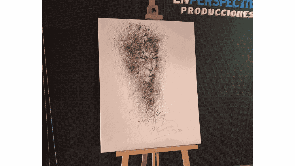 Obra en estudio de Natalia Brigoni