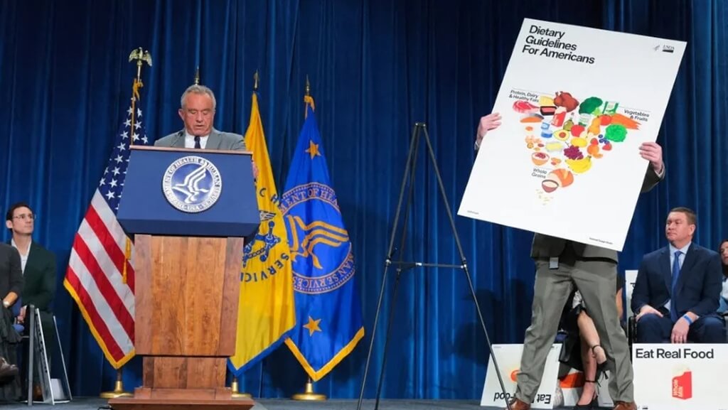 Nueva guía alimentaria 2025-2030 en Estados Unidos. Foto: AFP