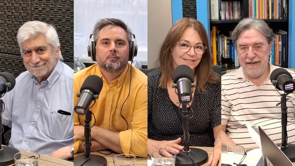 La Tertulia de los Viernes con Juan Grompone, Fernando Medina, Marcia Collazo y Víctor Ganón.