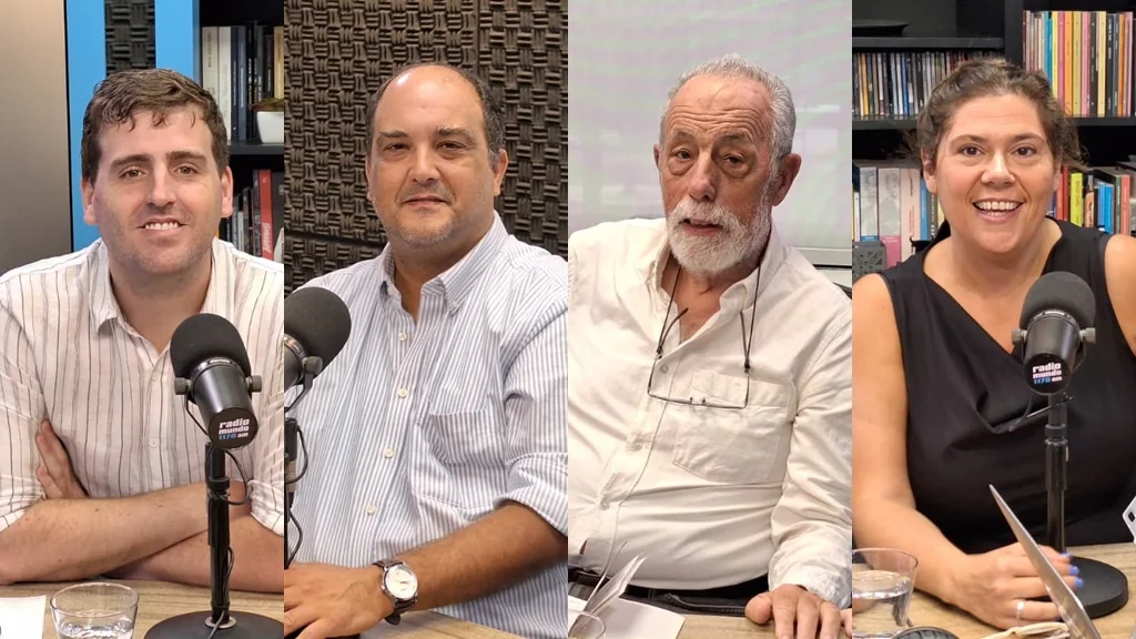 La Tertulia de los Lunes con Matías Bordaberry, Pablo Díaz, Miguel Fernández Galeano y Eleonora Navatta.