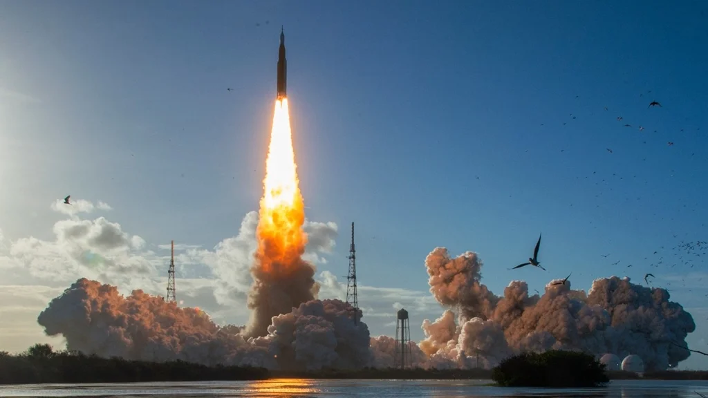 Misión Artemis II. Foto: AFP