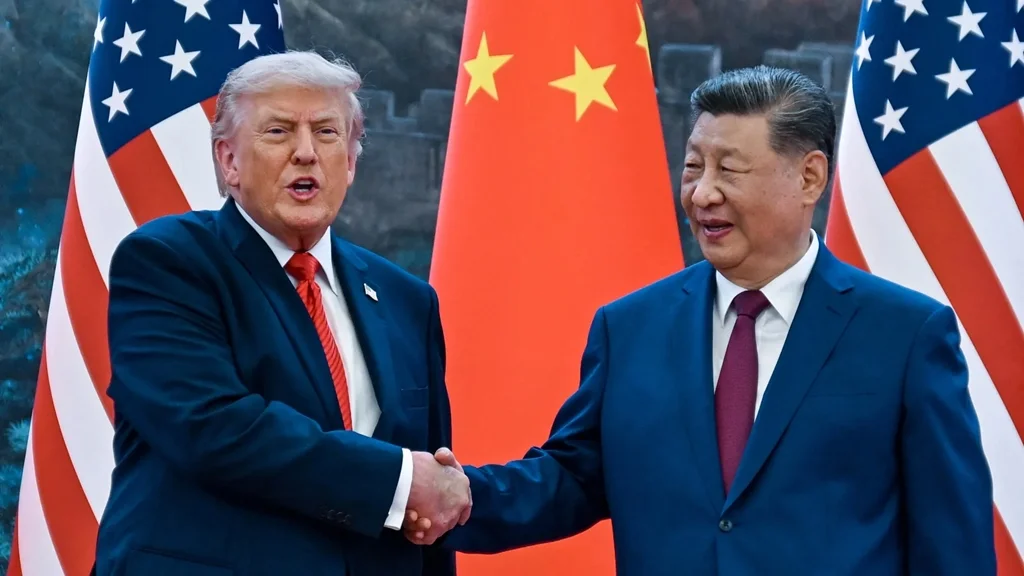 Donald Trump y Xi Jinping. Foto: AFP