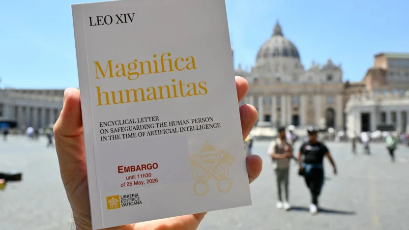 Papa León XIV, encíclica. Foto: AFP