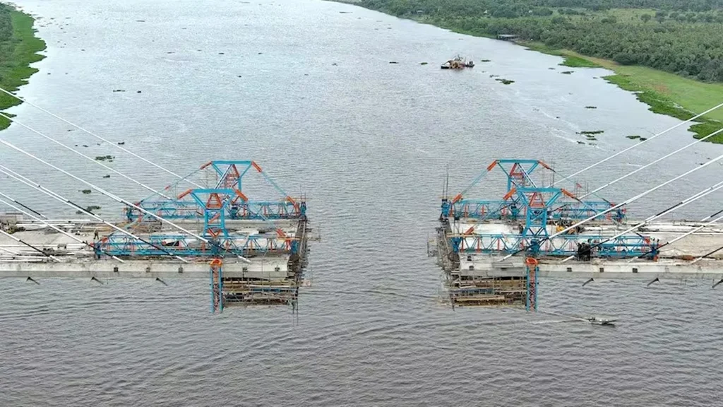 Puente de la Bioceánica desde el lado paraguayo