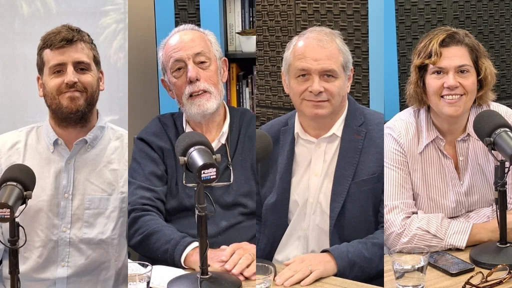 La Tertulia de los Lunes con Matías Bordaberry, Miguel Fernández Galeano, Guillermo López y Eleonora Navatta.