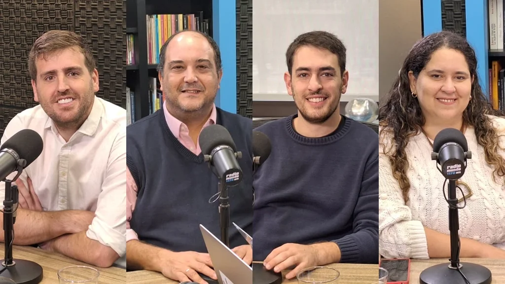 La Tertulia de los Lunes con Matías Bordaberry, Pablo Díaz, Juan Erosa y Lucía Zapata.