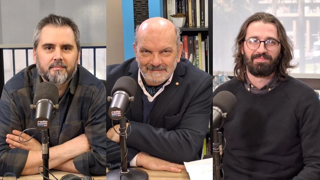 Fernando Medina, Pablo Rocca y Lucas Milani