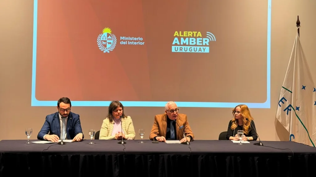 Ministerio del Interior lanzó la Alerta Amber Uruguay. Foto: Ministerio del Interior