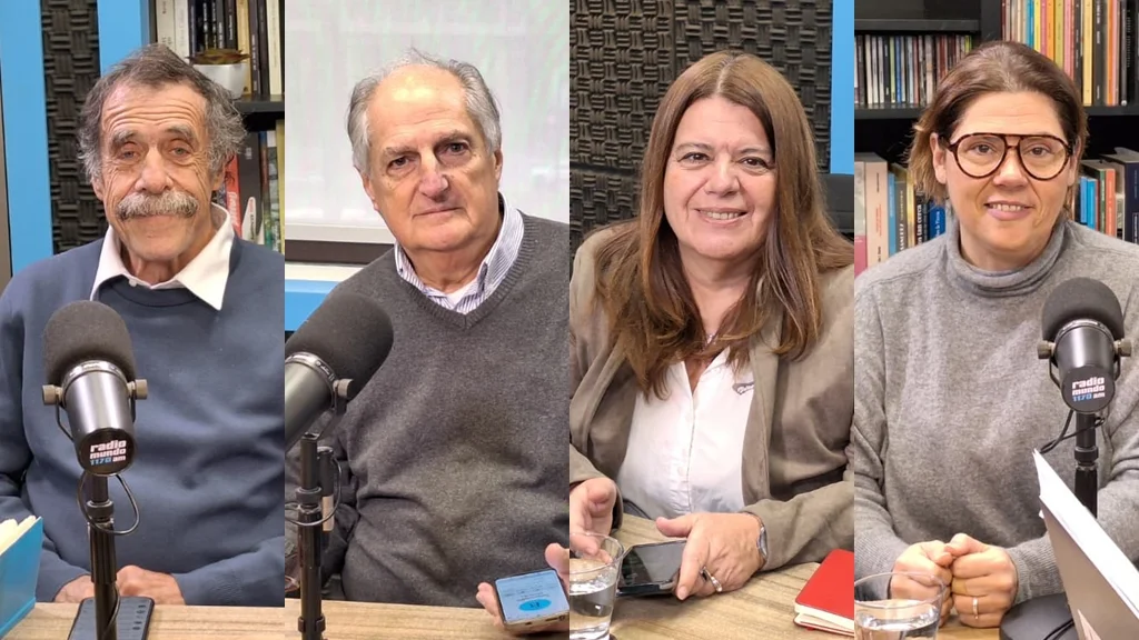 La Tertulia de los Lunes con Miguel Brechner, Juan Gabito, Elena Grauert y Eleonora Navatta.